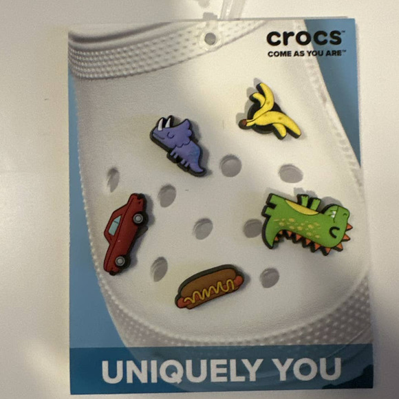 Crocs Uniquely You Kids Unisex Young Boy Cartoons Jibbitz Shoe Charms, 5-Pack - Picture 5 of 6
